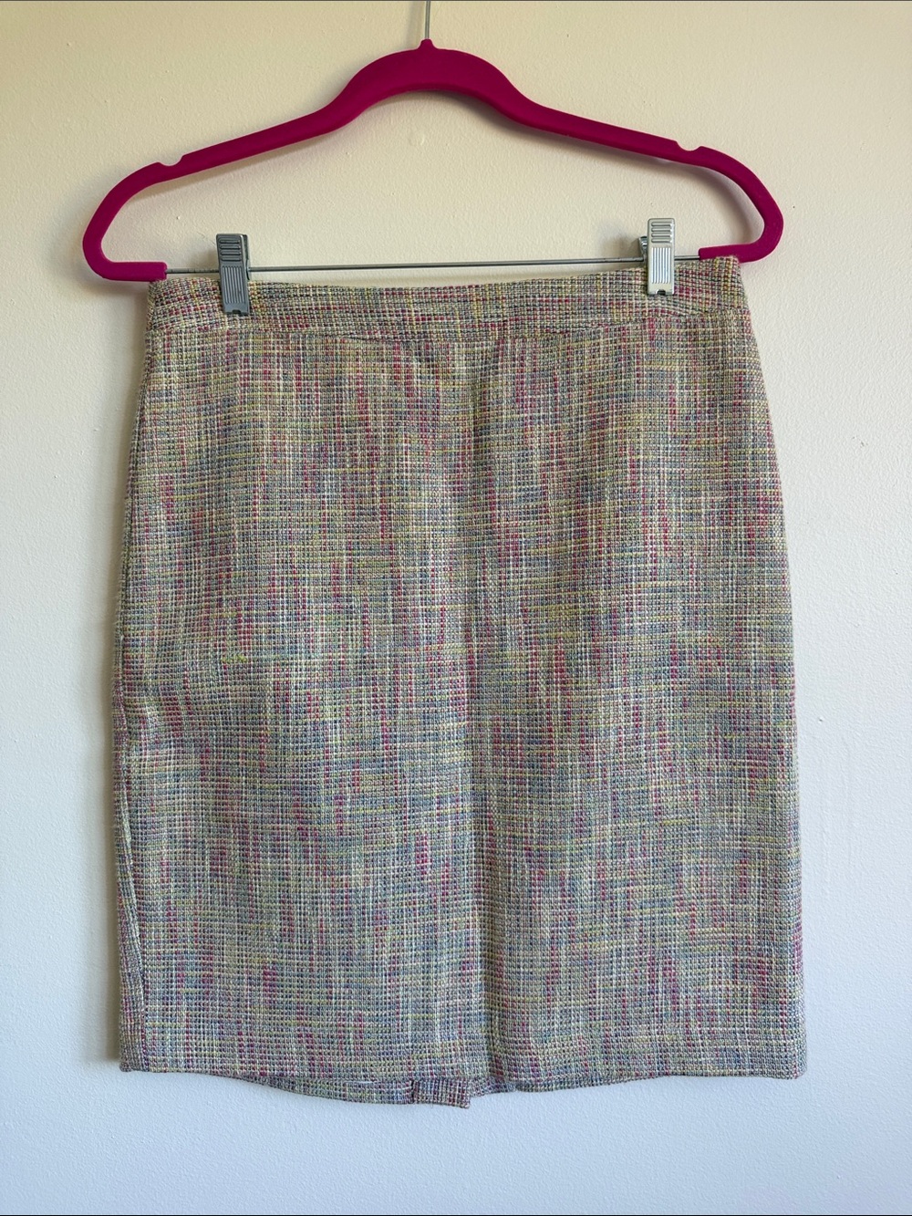 LOFT Multicolor Tweed Pencil Skirt - Classic Women's Skirt